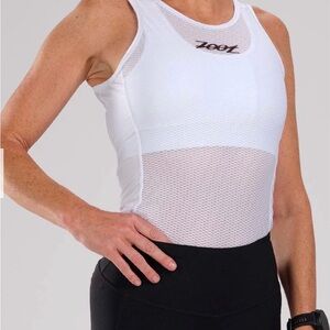 Zoot White Mesh Sleeveless Athletic Tank